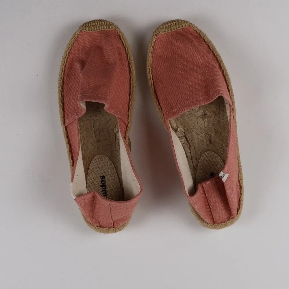 Soludos Espadrilles The Dali Original Italian Clay 6-6.5 Cotton Canvas NEW